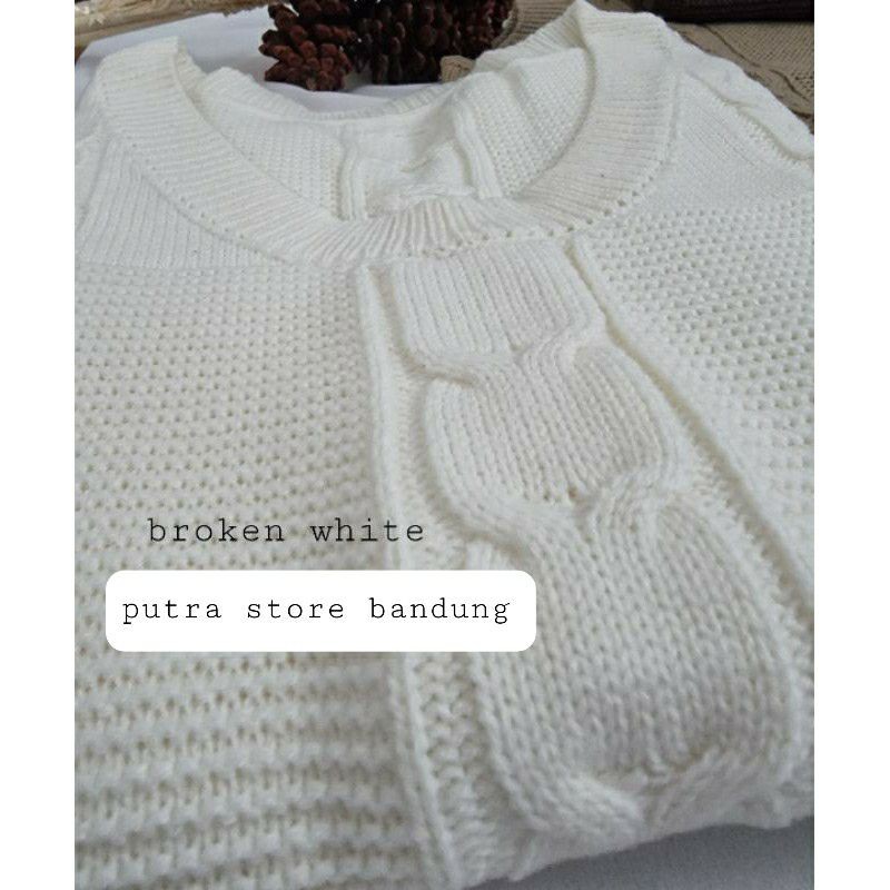 VEST ROMPI RAJUT CROP MAWAR PREMIUM