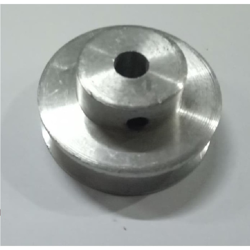 Pulley / Pully / Puli / Poli / Poly / Polly Jalur A1 Diameter 3,5” Inch As 12 mm Aluminium