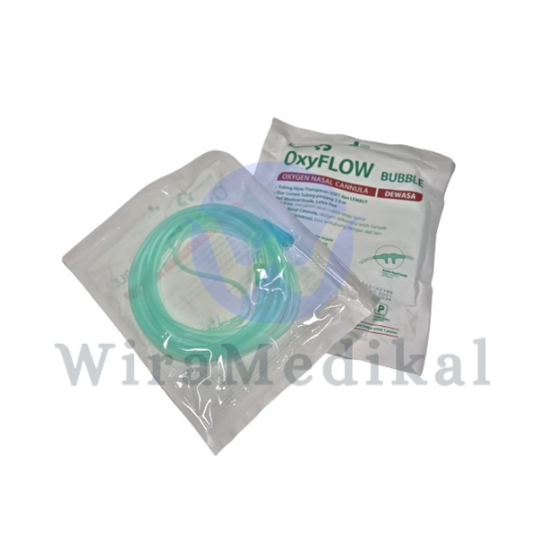 Oxyflow Bubble Nasal Cannula Oxygen/Selang Oksigen Dewasa dan Anak