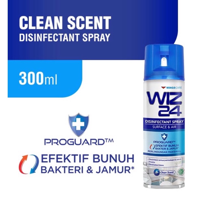 Wiz24 Disinfectant / Disinfektan Spray 300ml