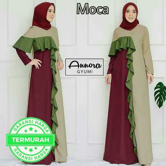 GAMIS SOULJAH ANNORA GYUMI / DRESS WANITA / MAXI MUSLIM