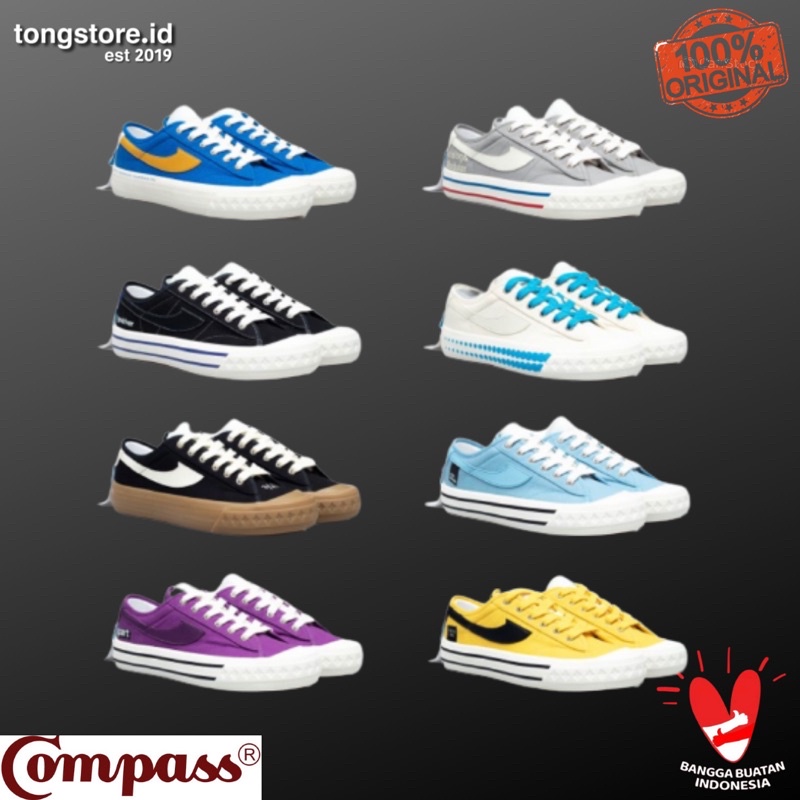 (BNIB) SEPATU COMPASS X UNKL347 LOW RETROGRADE “QUARTER OF A CENTURY”