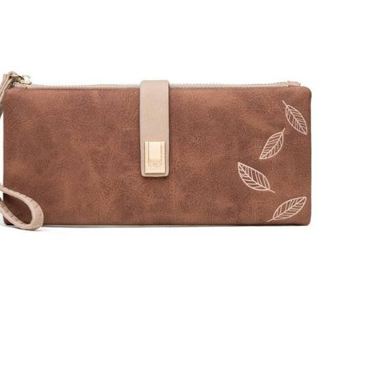 9.9✔️Prettyzys - ORI - LAURA LONG WALLET - Dompet wanita - Dompet panjang - Dompet kartu|KD9