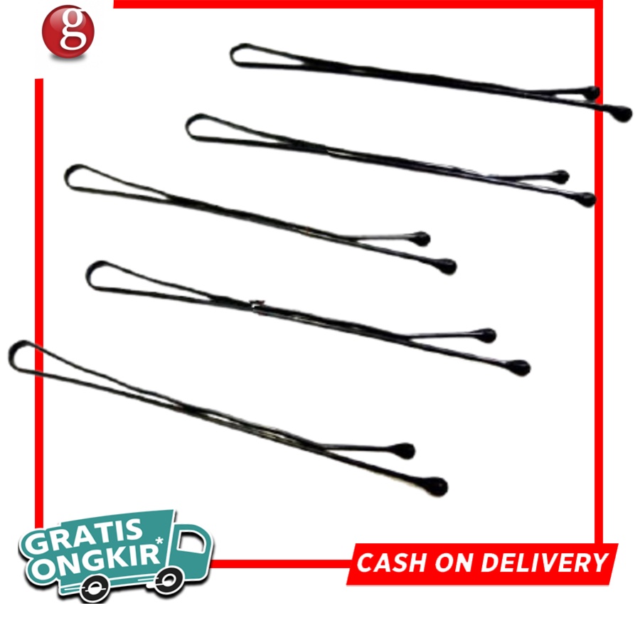 Jepit Rambut Salon Lidi Besar Hitam Jepit Sanggul Rambut Hijab Jepitan Sanggul Rambut Lucu Alat Cepi