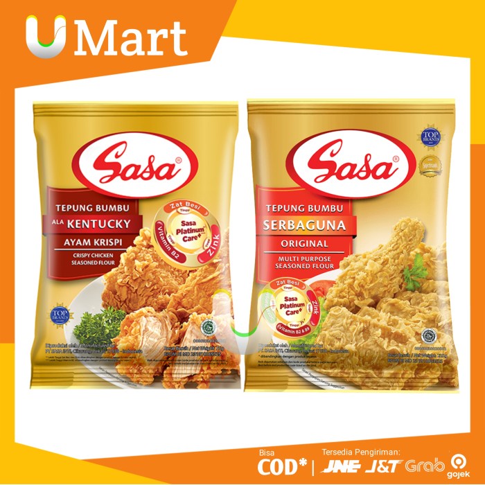 

U Mart - Tepung Bumbu Sasa Serbaguna, Bakwan, Kentucky, Pisang Goreng