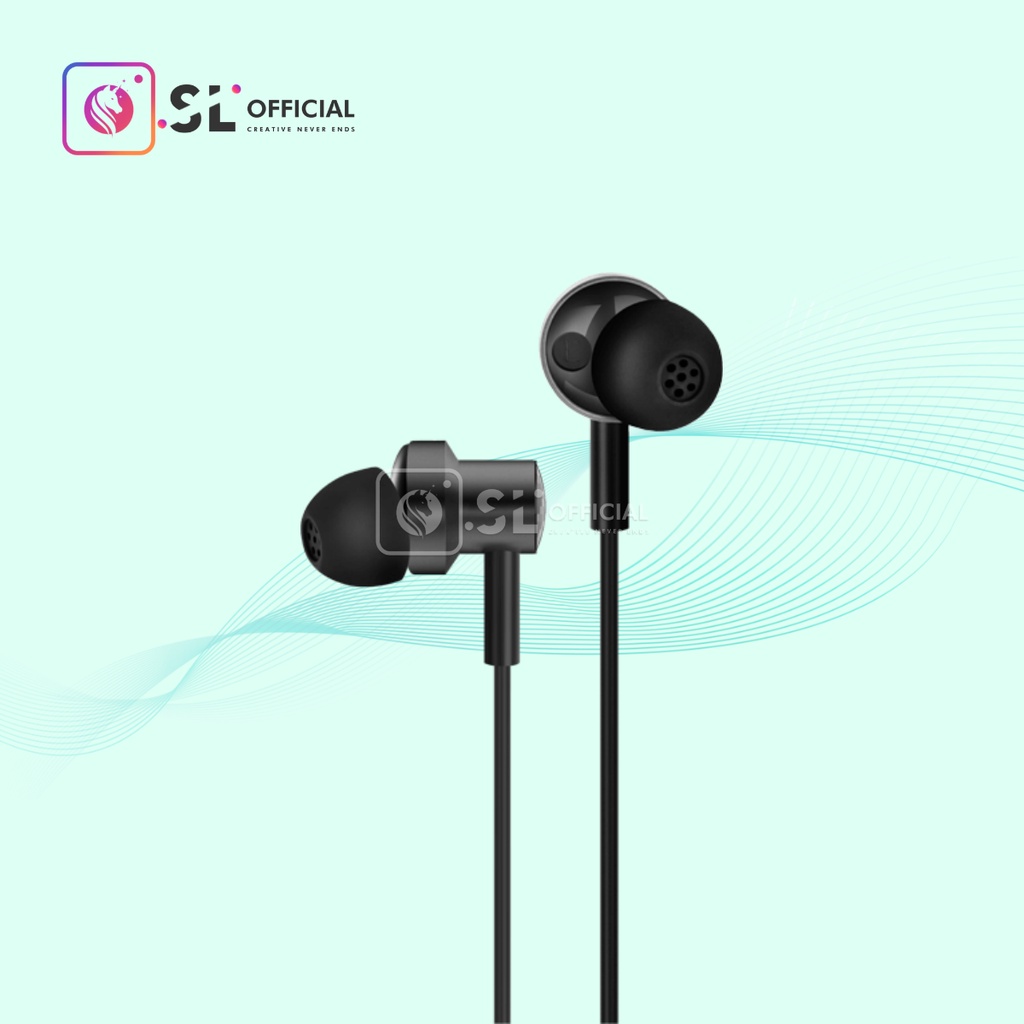 Headset Dual Dynamic Magnetic With Mic