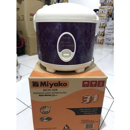 Miyako Rice Cooker MCM-508 Rice cooker Kapasitas 1,8 Liter