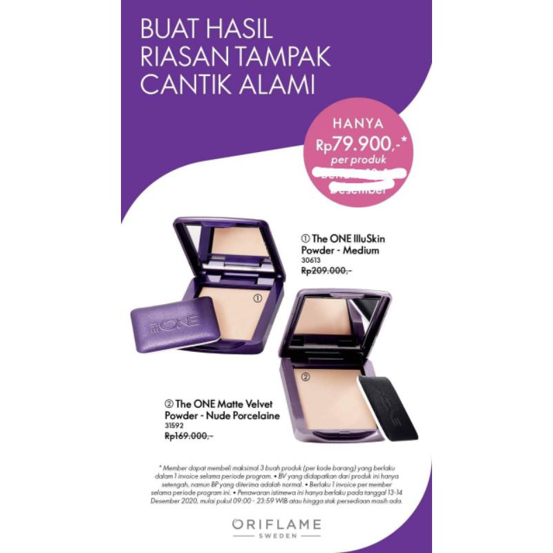 ORIFLAME THE ONE BEDAK