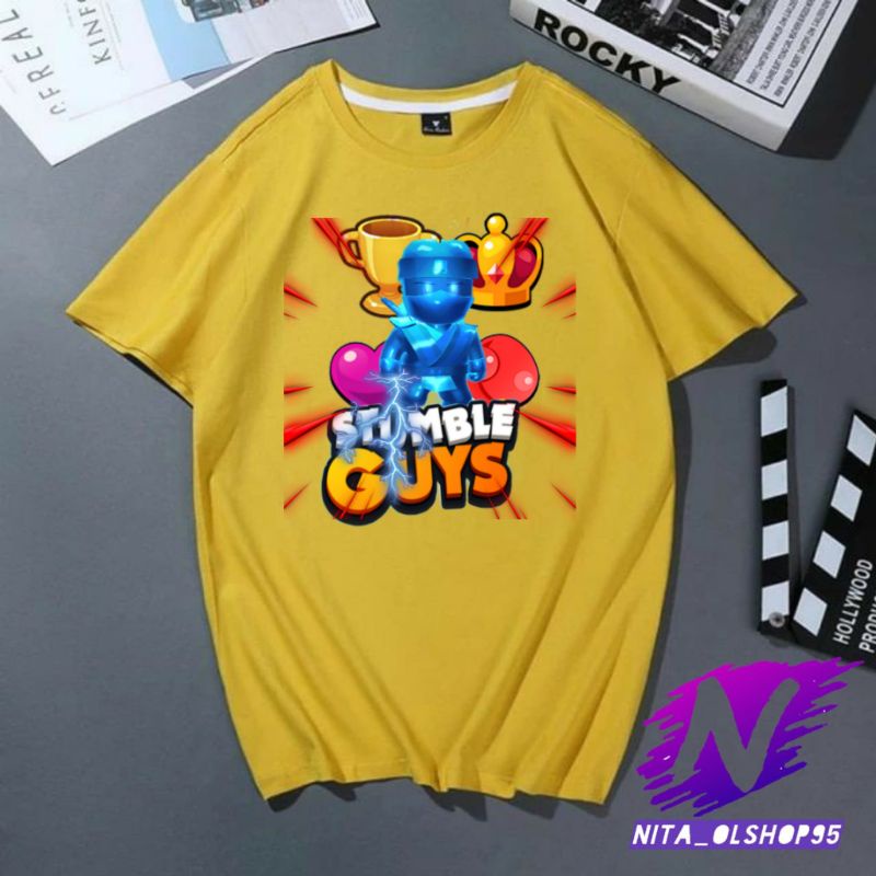 kaos anak stumb le guys baju anak stumble guys premiun DYNAMITRON