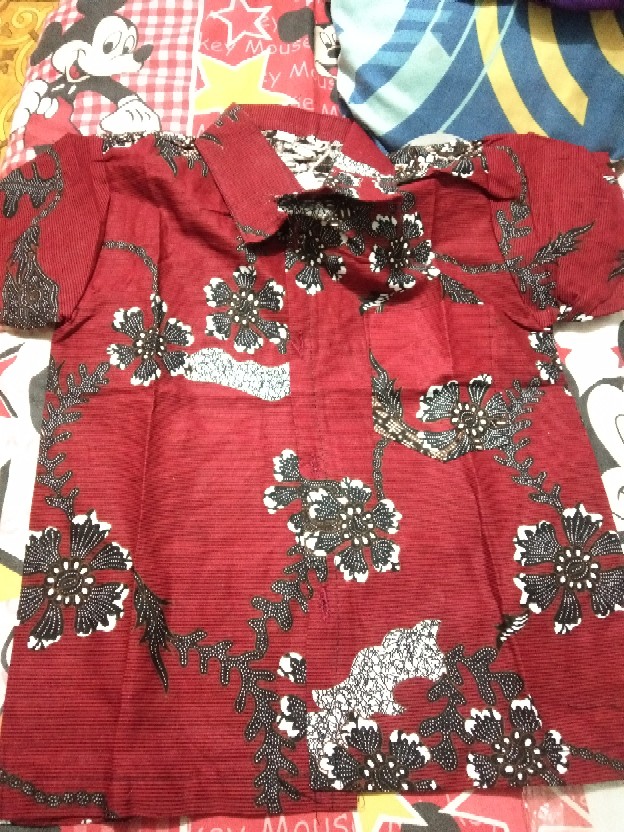 Batik Anak Hem Kemeja Batik Anak