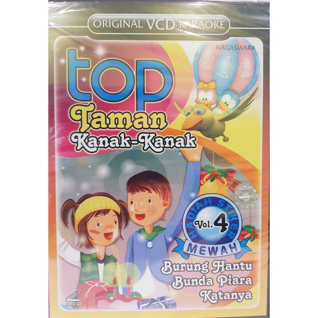 VCD KARAOKE TAMAN KANAK KANAK (TKK) TOP VOL.4