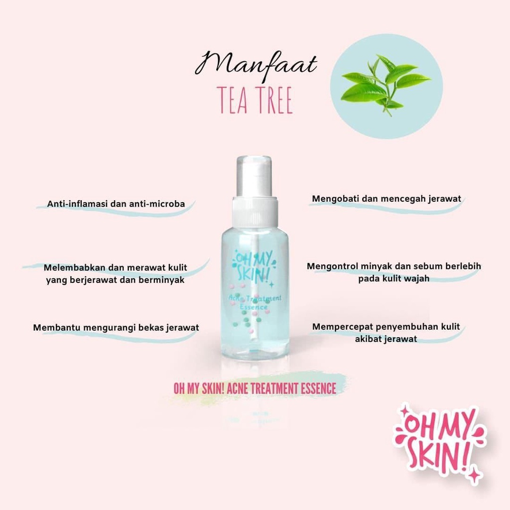 ESSENCE LIGHTENING GLOW &amp; ACNE REAPAIRING ESSENCE OhMySkin [DIST RESMI] Essence Wajah 60ml