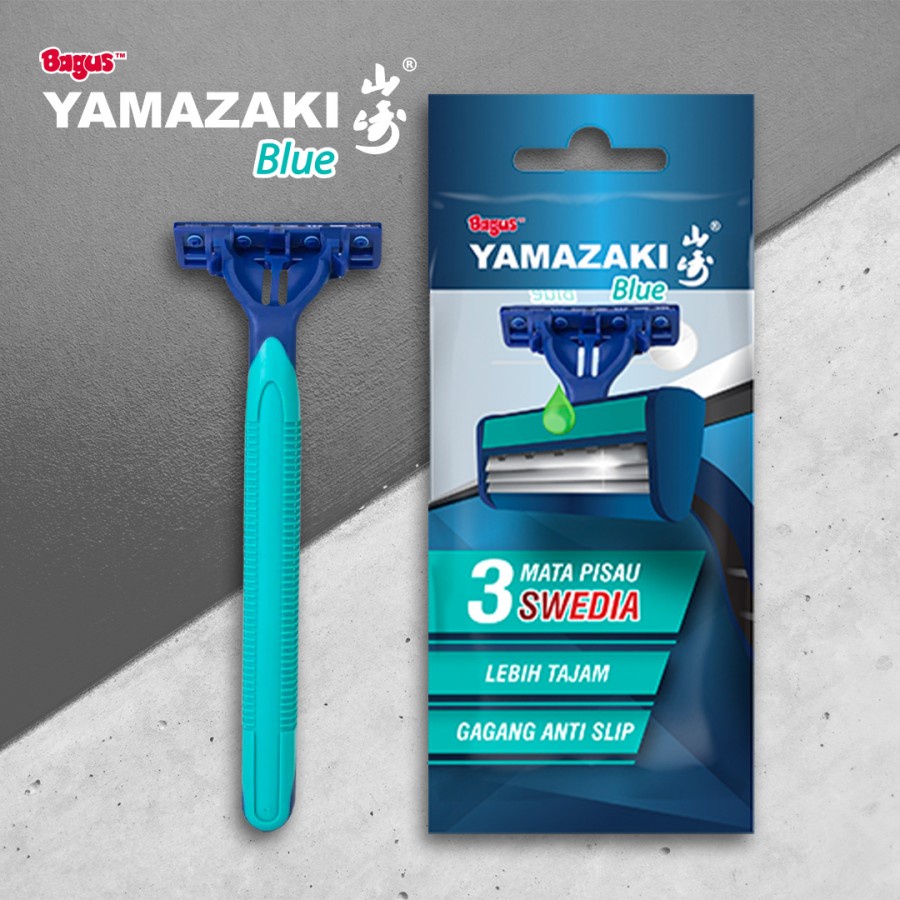 Bagus Yamazaki Blue 1's Razor - Pisau Cukur Swedia W-3352