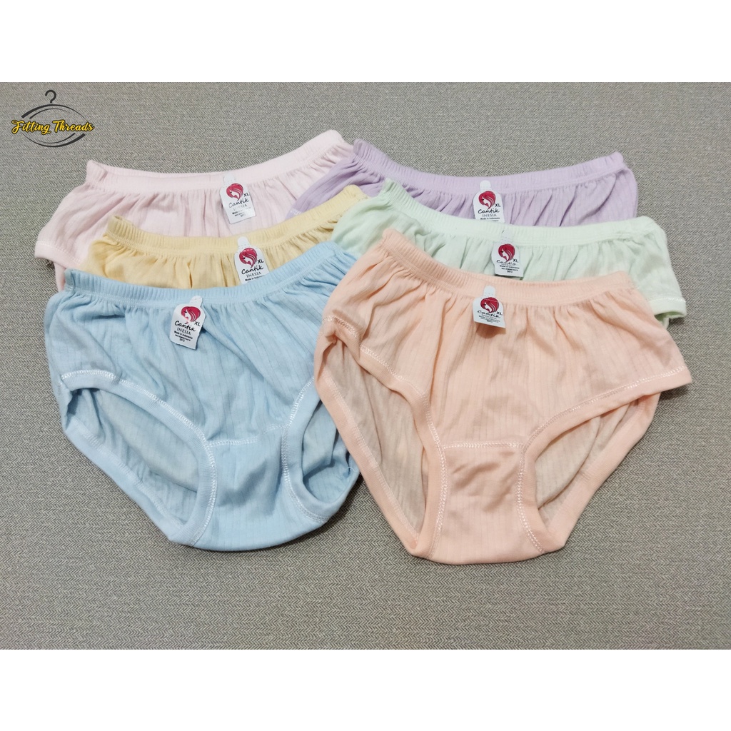 3 Pcs Daleman Celana Dalam Wanita Ibu Hamil Bigsize Cantik Inesia / CD Sempak Cewek BUMIL Kotobuki Jumbo Polos