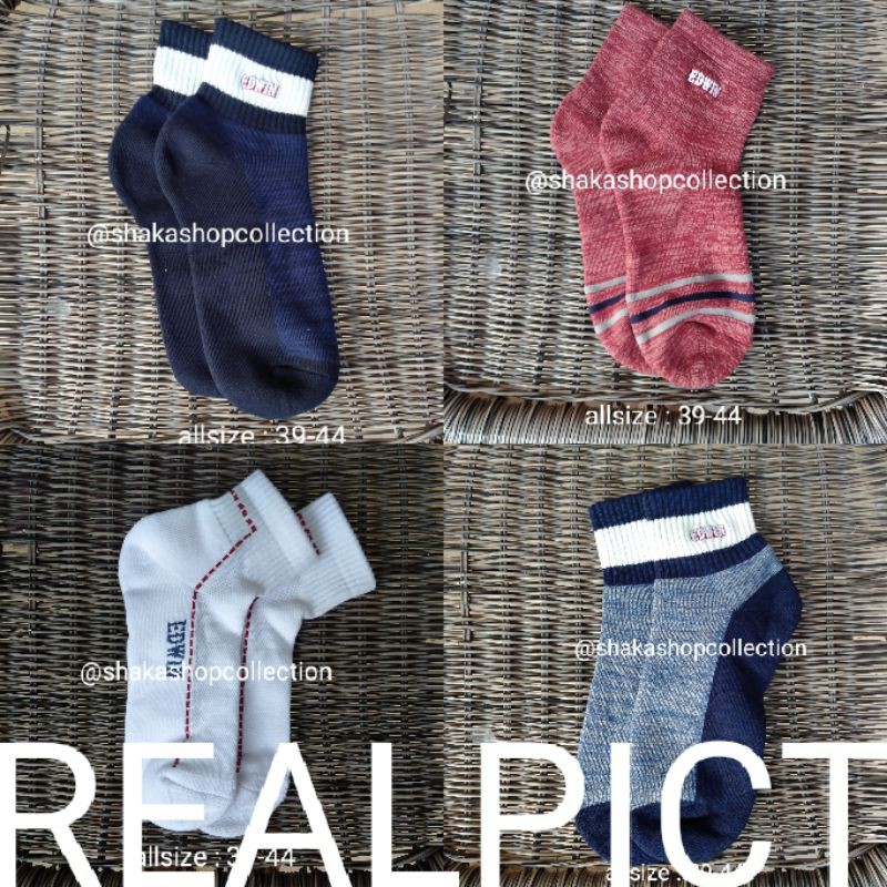 kaos kaki pendek dan panjang Edwin harga grosir