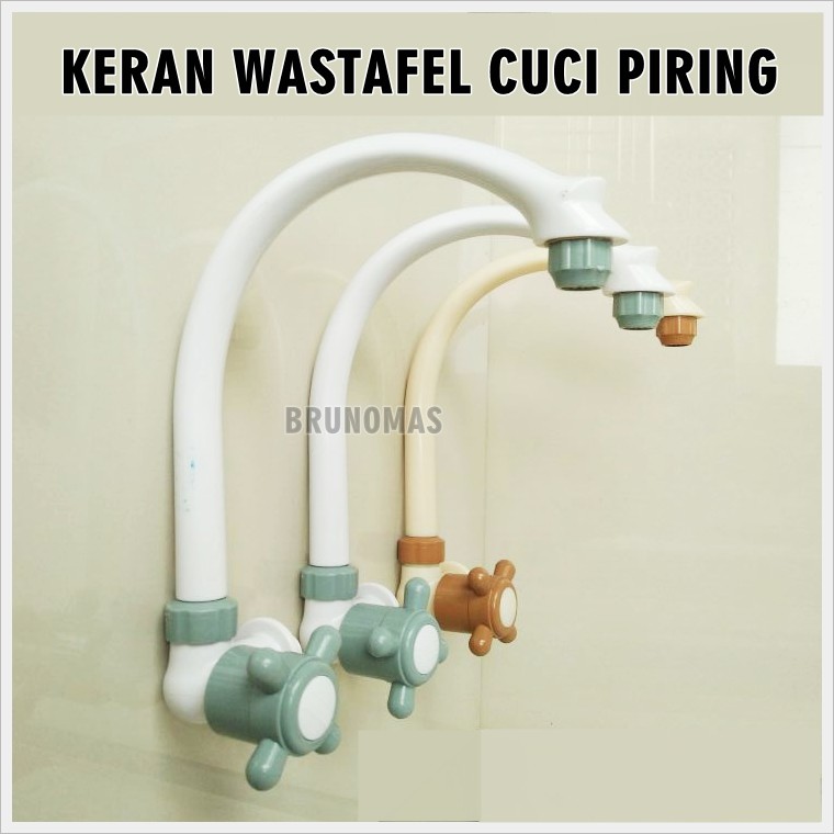 Keran Wastafel  Cuci  Piring  Kran  BCP Plastik  Model Angsa 