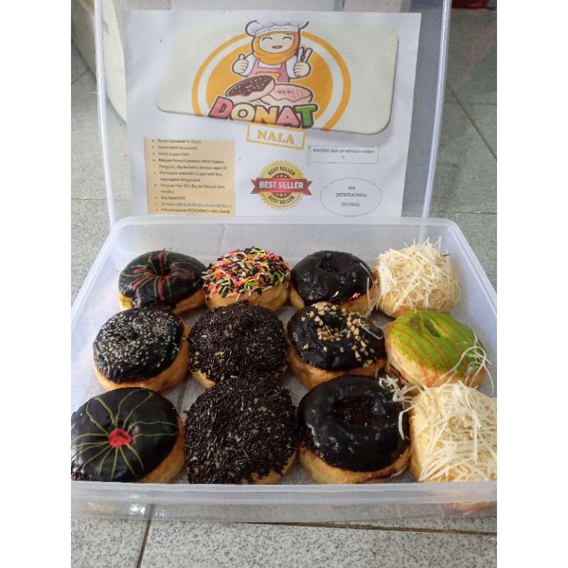

donat nala indramayu isi 12 enak nikmat