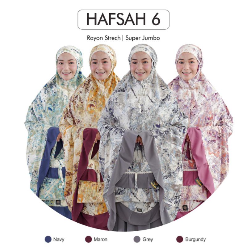 mukena rayon strech premium mukena dewasa super jumbo