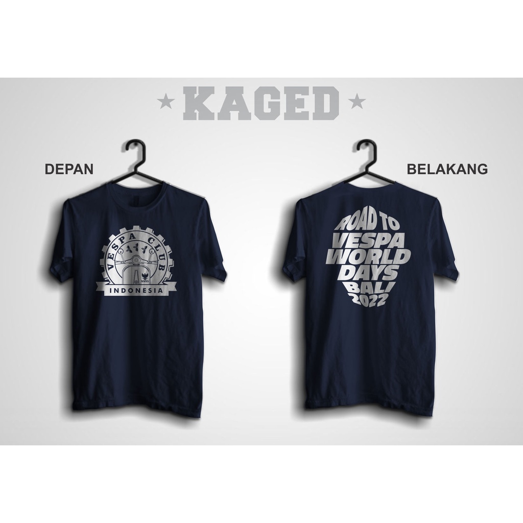 KAOS VESPA WORLD DAY 2022 KAOS VWD 2022 KAOS VESPA KAOS ACARA VESPA #WARNADONGKER