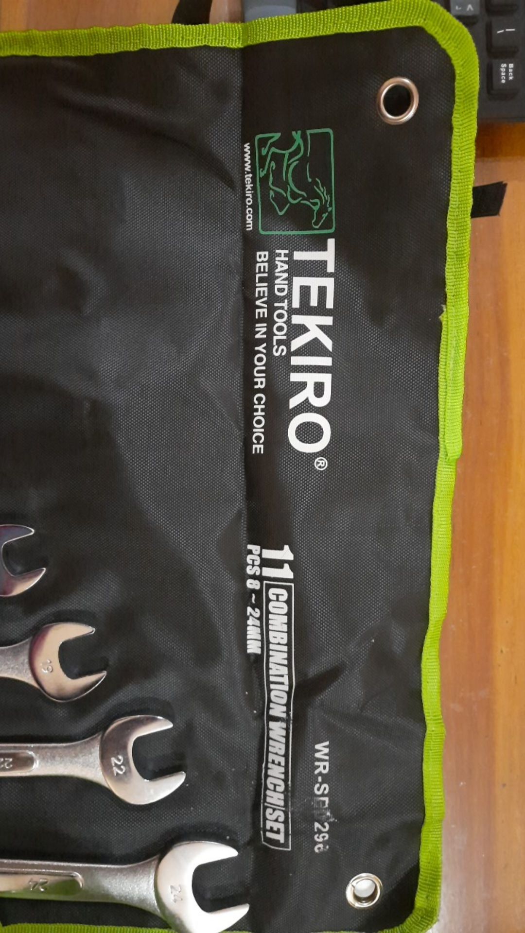 Tekiro Kunci Ring Pas Set 11 Pcs 8-24 Mm