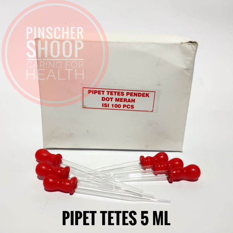 Pipet Kaca Pipet Tetes Transfer / Pcs