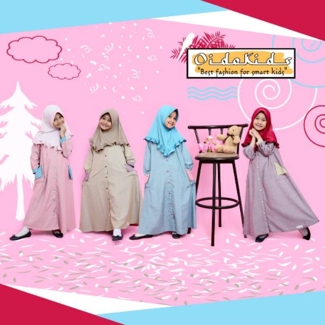 Gamis set hanaya by oidokids