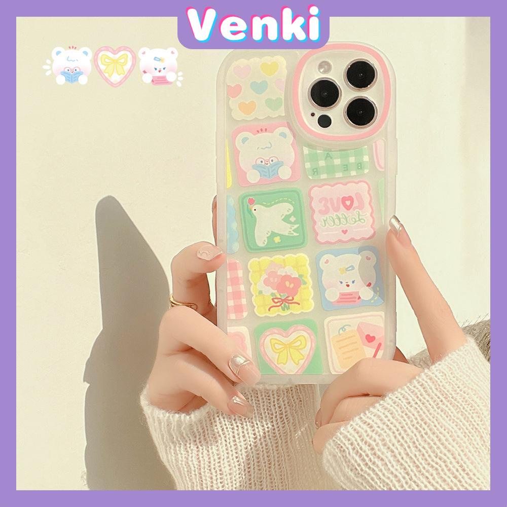 iPhone Case Silicone Soft Case Clear Case Thickened Airbag Shockproof Camera Full Coverage Protection Cartoon Cute For iPhone 13 Pro Max iPhone 12 Pro Max iPhone 11 iPhone 7 Plus