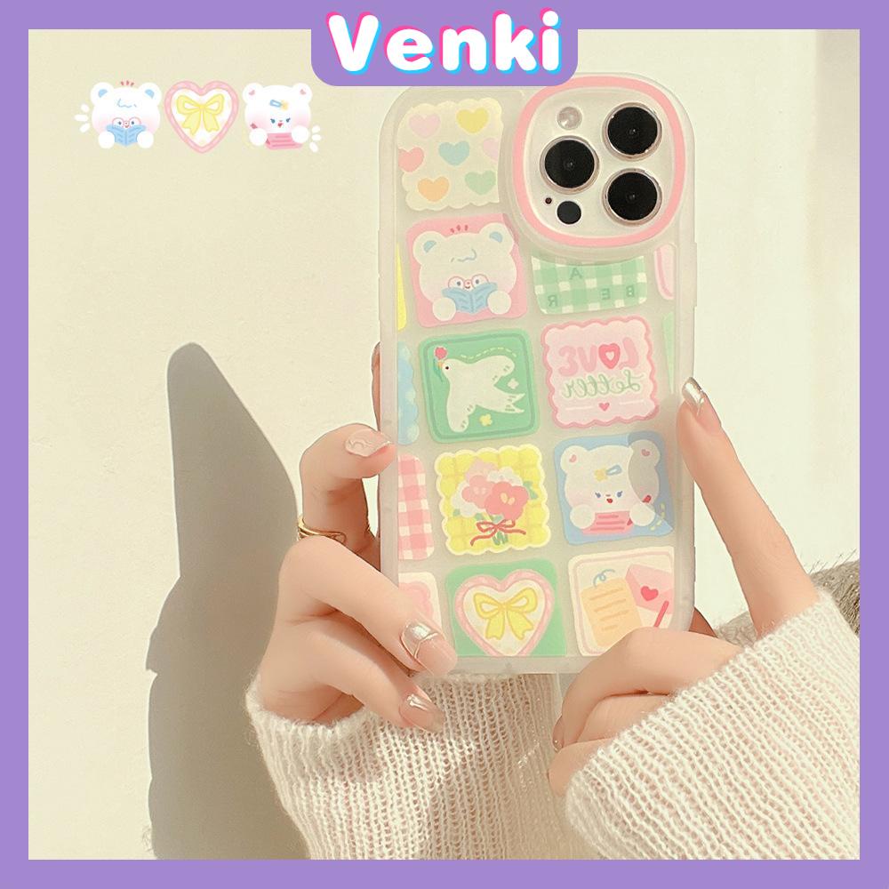 iPhone Case Silicone Soft Case Clear Case Thickened Airbag Shockproof Camera Full Coverage Protection Cartoon Cute For iPhone 13 Pro Max iPhone 12 Pro Max iPhone 11 iPhone 7 Plus