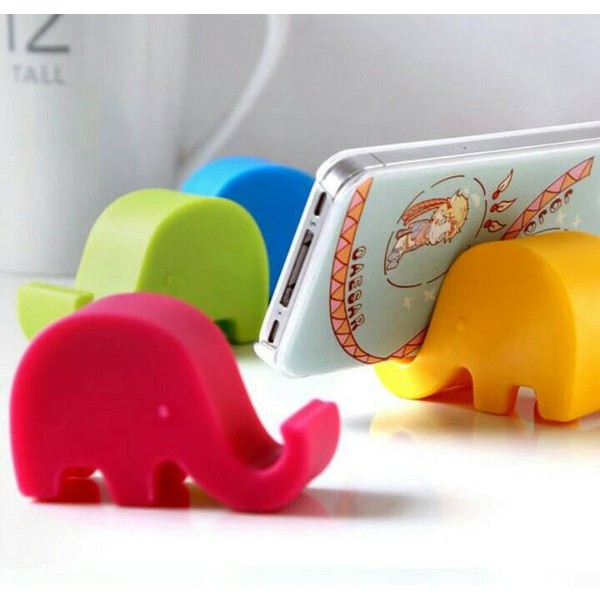 Stand Holder HP Handphone Tablet Bentuk Gajah Mini Lucu Dudukan HP Penyangga Serbaguna