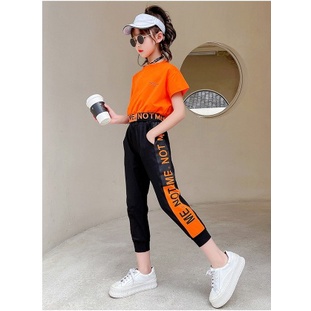 Girlset crop not me LENGAN PENDEK BAJU SETELAN STELAN ANAK PEREMPUAN CEWEK TANGGUNG IMPORT KOREAN STYLE