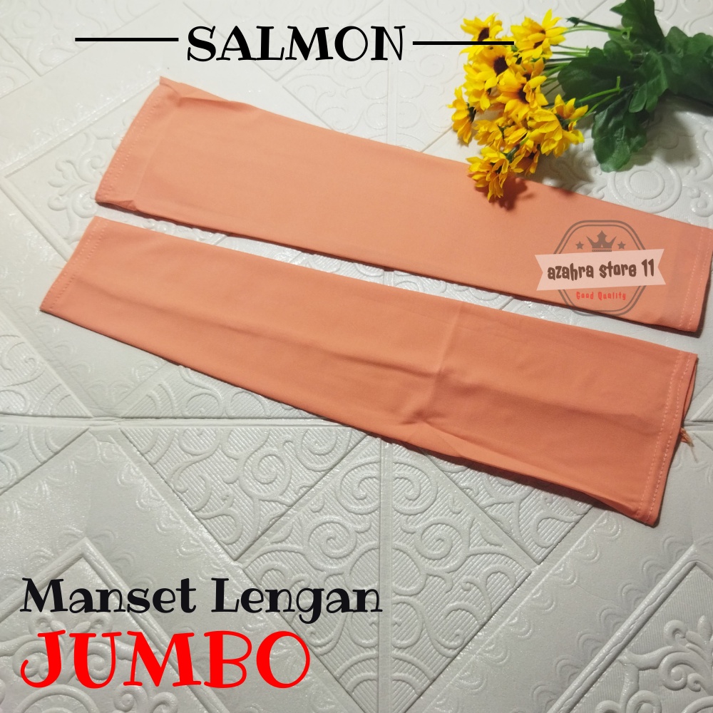 Manset Tangan Panjang Wanita Jumbo Spandek Premium Big Size