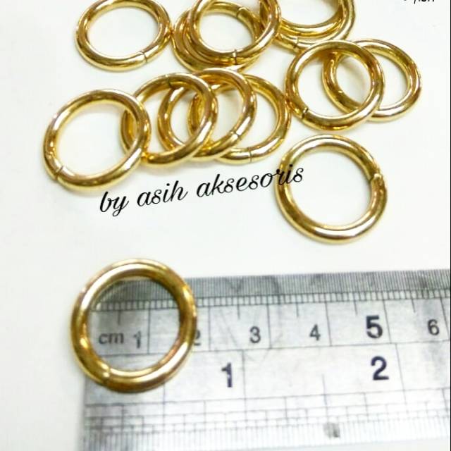 Ring bulat 1,5cm ( RB 1,5/3 )mas muda