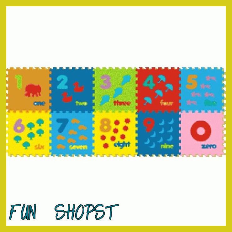 MAINAN ANAK - MATRAS PUZZLE EVAMATS / EVAMAT / ANGKA GAMBAR BERGAMBAR