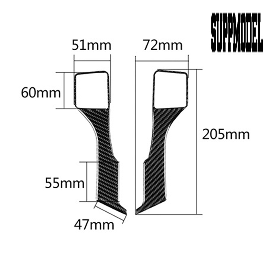 2pcs Stiker Trim Stir Mobil Untuk Toyota Land Cruiser Prado 2010-2018