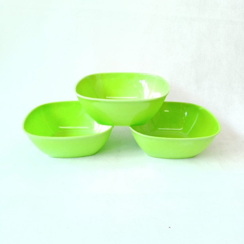 Mangkok Makan Melamine Melamin Segi 7 inch - Singa Singi M-7007