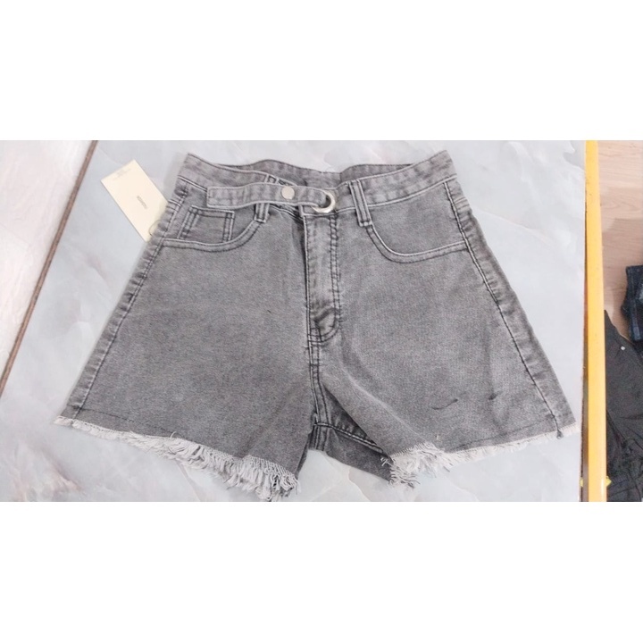 Nicebra Celana Wanita Streetwear Celana pendek wanita dewasa Jeans kekinian sobek ripped-jeans wanita celana 4071