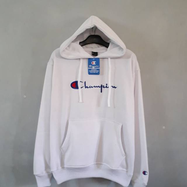 [Bayar Di Tempat ]Hoodie Champion Hitam Premium Bahan Tebal