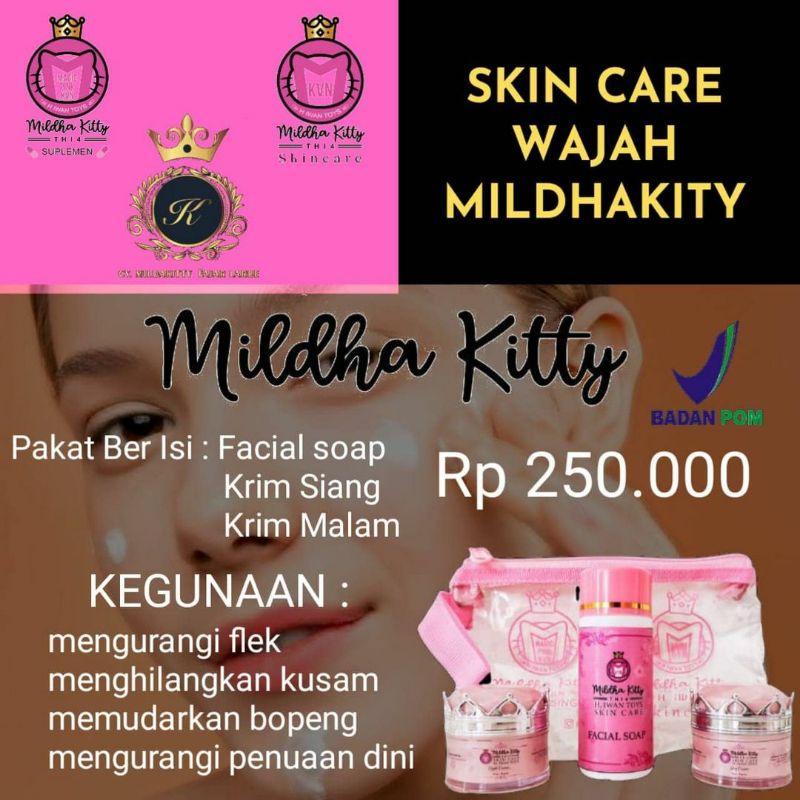 SKINCARE MILDHA KITTY