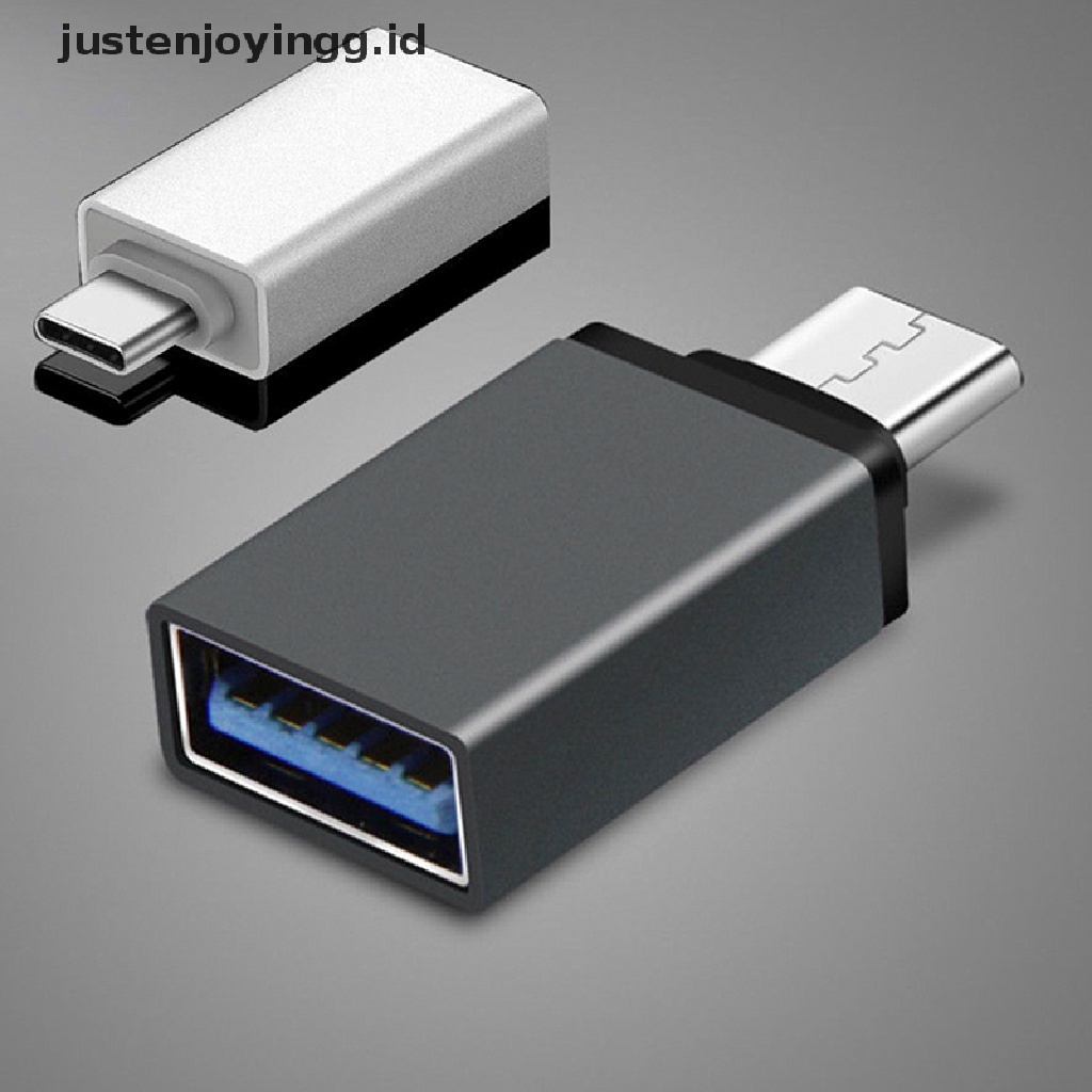 // justenjoyingg.id // Adapter Type C to USB-A 3.0 Female Converter OTG USB C 3.1 For Mac Nexus 5X 6P ~