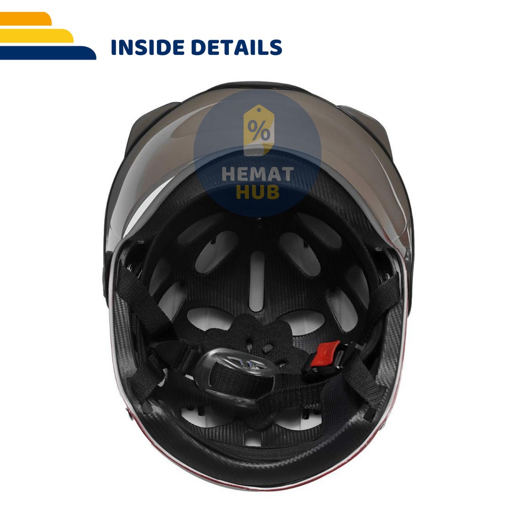 Helm Sepeda Skuter Motor Elektrik Half Face Ringan Kaca Kuat Hitam Ventilasi Udara