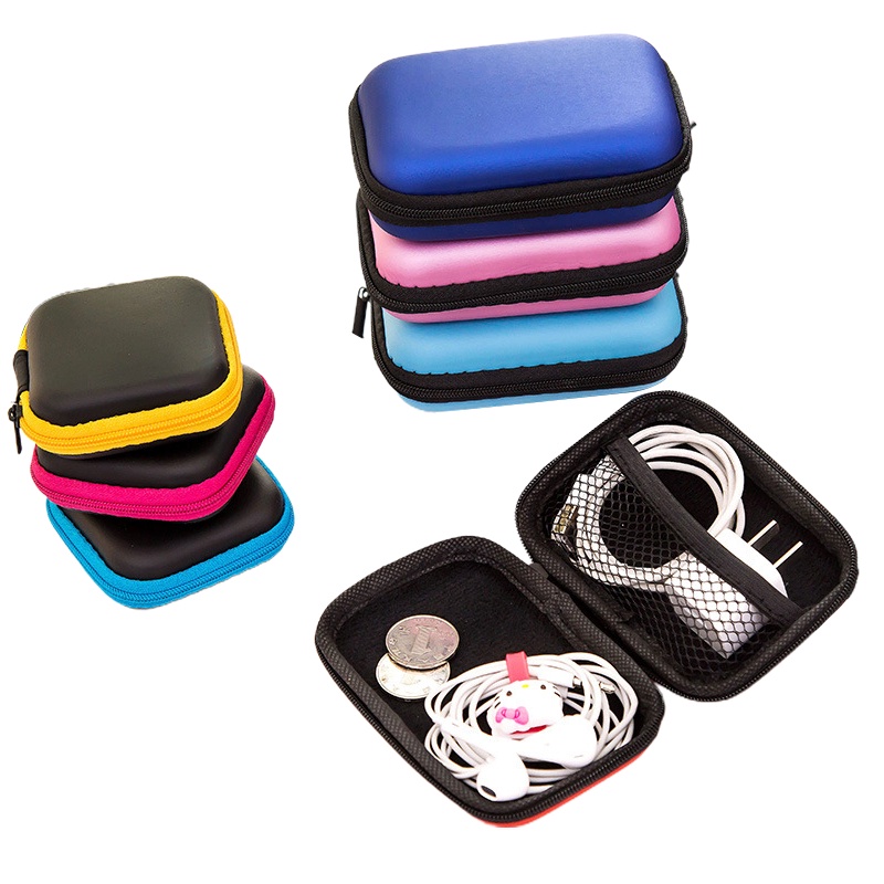 Earphone Storage Bag Mobile Phone Data Cable Charger Storage Box Earphone Bag Digital Storage Finishing Bag OW