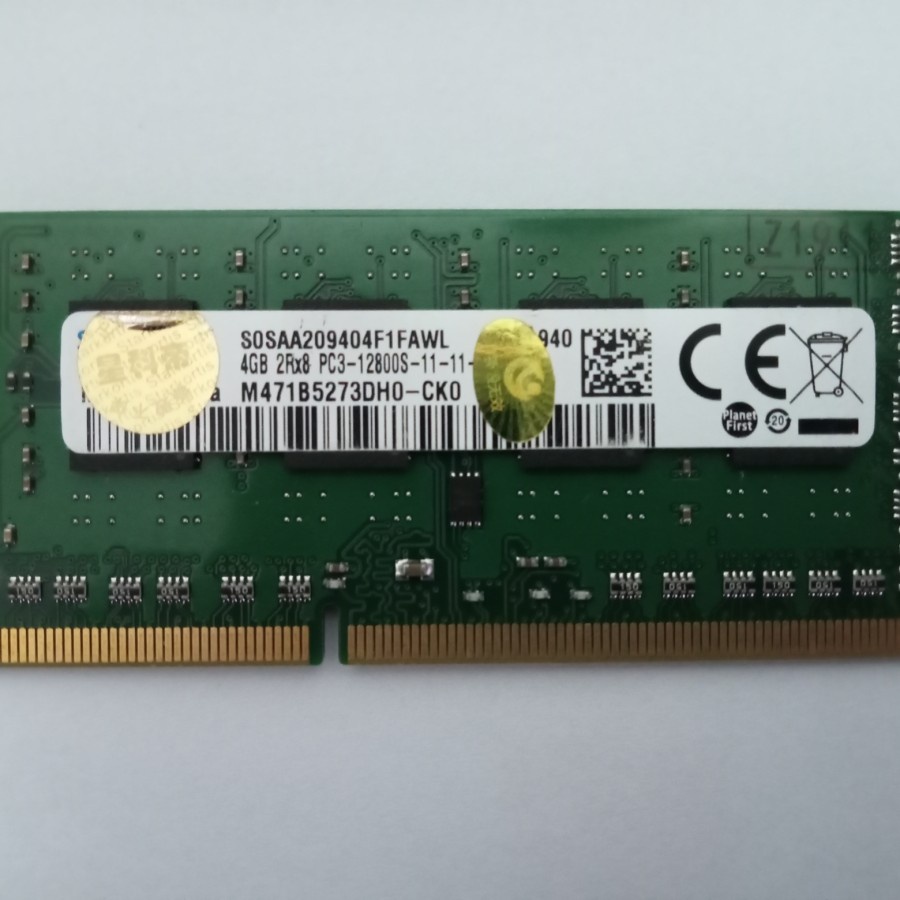 Memory Ram Laptop/Notebook PC3 ddr3 4gb - 10600 PC-12800/1600