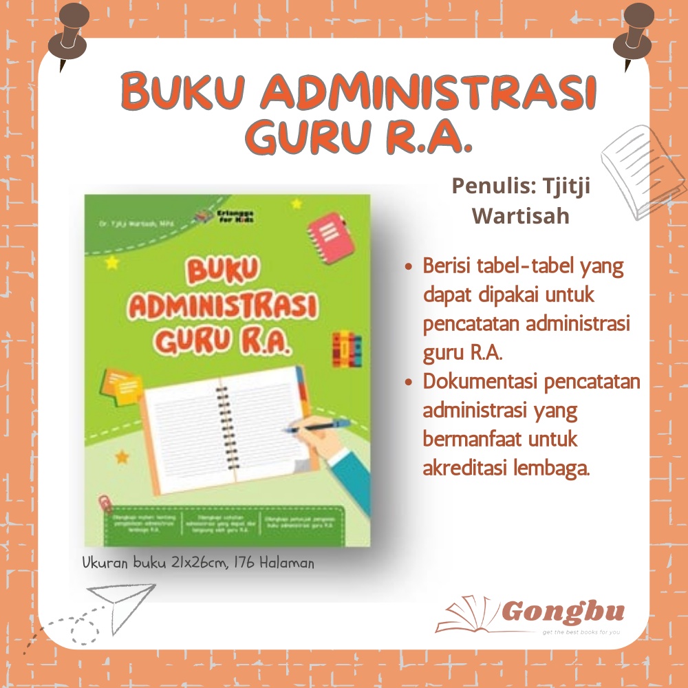 BUKU ADMINISTRASI GURU RA - ERLANGGA