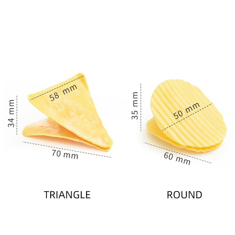 Creative Potato Chips Shape Sealing Clip Cute Paper File Storage Clip