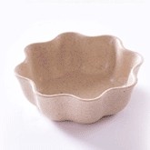 AGB - APM 200 - Piring Bumbu Kecap - Piring Mini - Piring Saus - Piring Kecil - Piring Sambal / Cabe-CREAM FLOWER