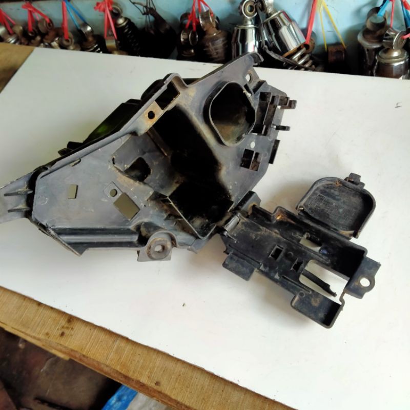 Box accu Honda Supra x dudukan aki rumah aki Honda Supra x 100 Supra fit lama Supra 100