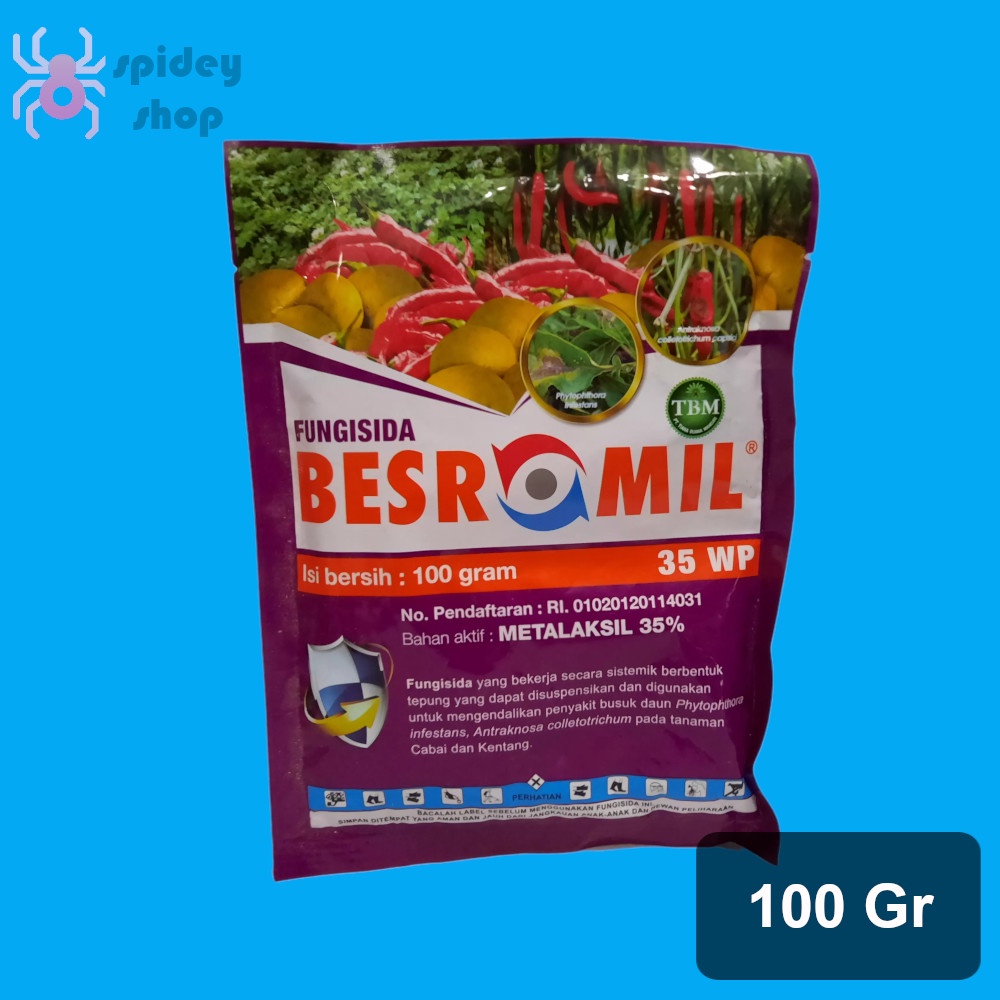 Besromil 100 Gram Fungisida Busuk Umbi Busuk Daun