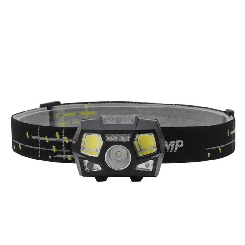 TaffLED Headlamp Rechargeable USB Motion XPE+COB 10000Lumens BL066