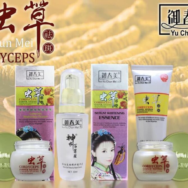 [BPOM] Paket Yu Chun Mei 4in1 Serum + Cream Siang + Cream