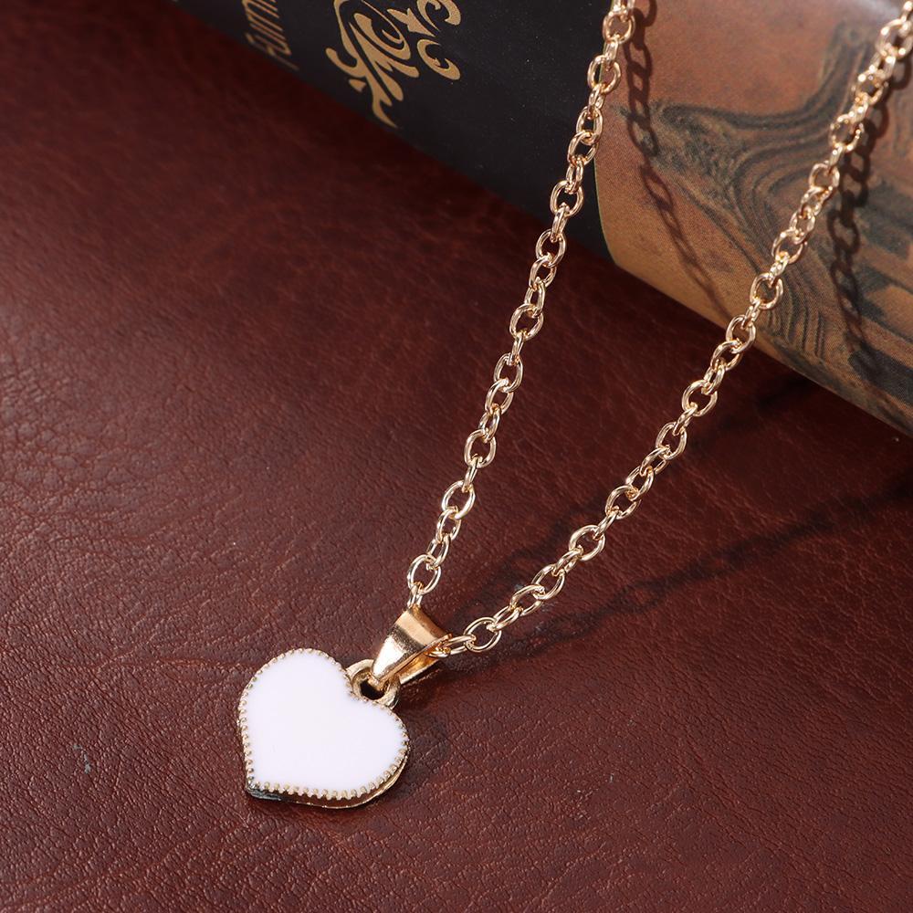 Solighter Kalung Hati Mode Baru Perhiasan Menarik Hadiah Hari Valentine Fashion Vintage Choker